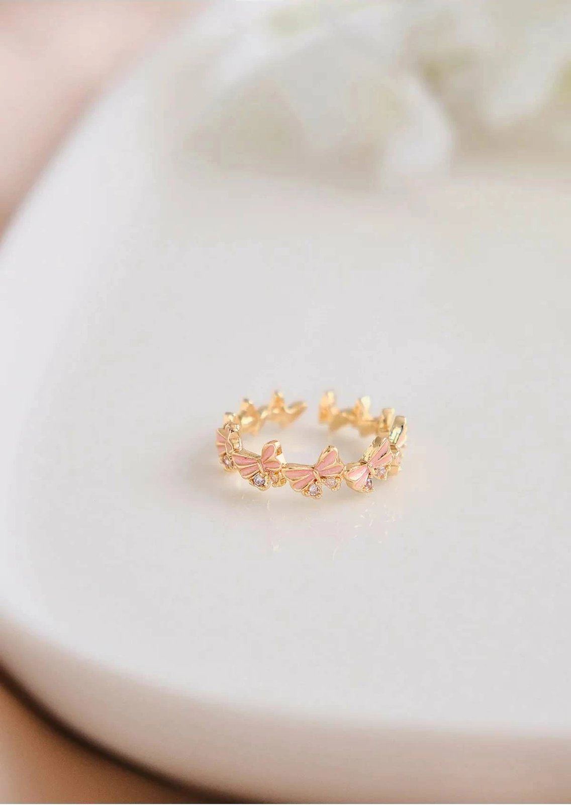 Unazë Jumeon, ngjyrë ari, Gld-Pmbklb-Clk