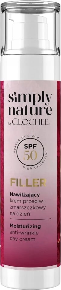 Krem dite anti-rrudhë për femra Clochee Simply Nature SPF50, 50ml