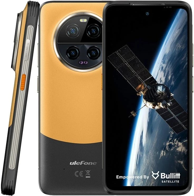 Celular Ulefone Armor 23 Ultra, 6.78", 12 GB RAM, 512 GB, 5G, Ngjyrë Zezë, Portokalli