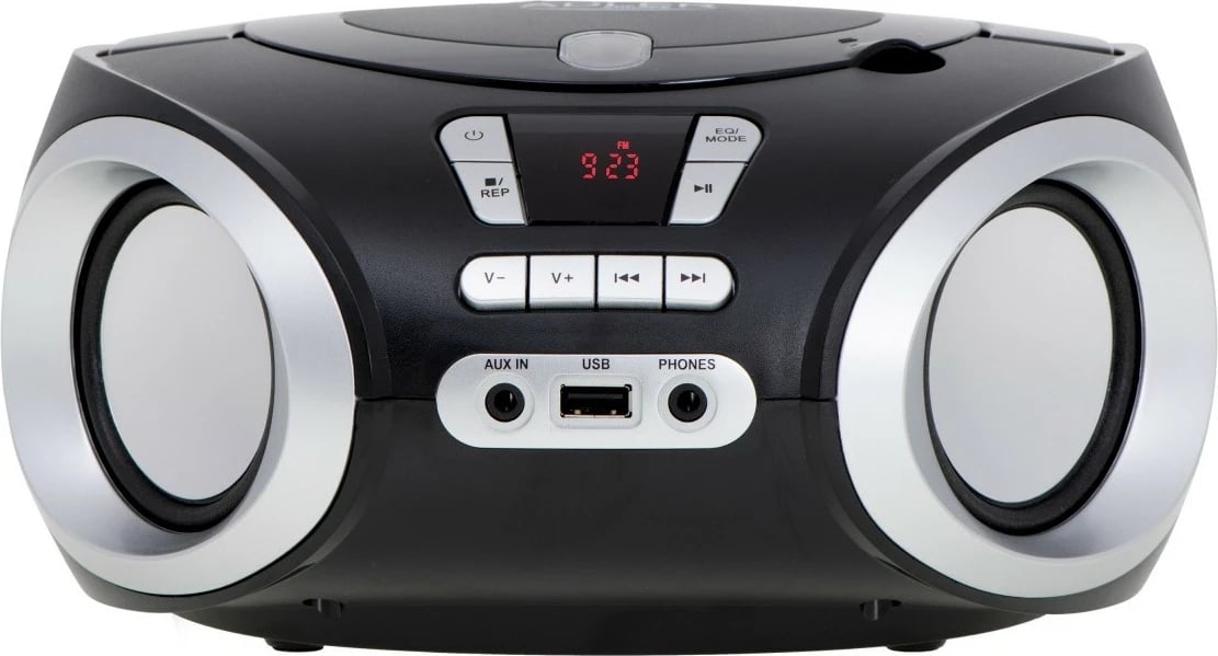 Boombox Adler AD1181, radio CD-MP3, USB, e zezë