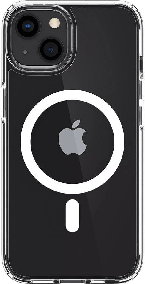 Mbështjellës Spigen Ultra Hybrid Mag për iPhone 13, MagSafe, Transparent/Bardhë