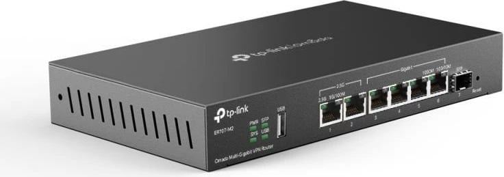 Router VPN multi-gigabit TP-Link ER707-M2 porta 2.5G dhe Gigabit Omada