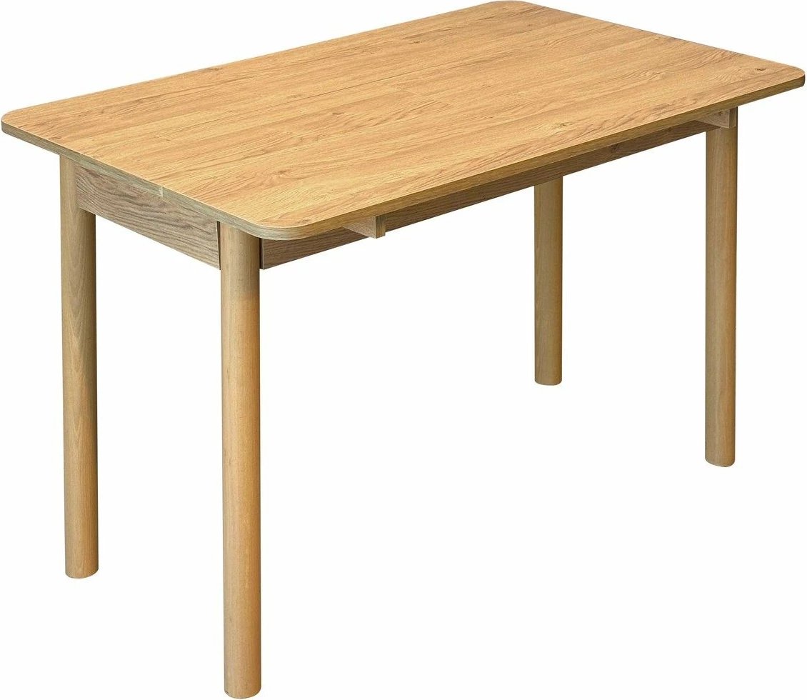 Set tavoline me karrige, zgjatës, 4 pjesë, Skye Decor, Vina Mini 04 0900, ngjyrë lis, gur