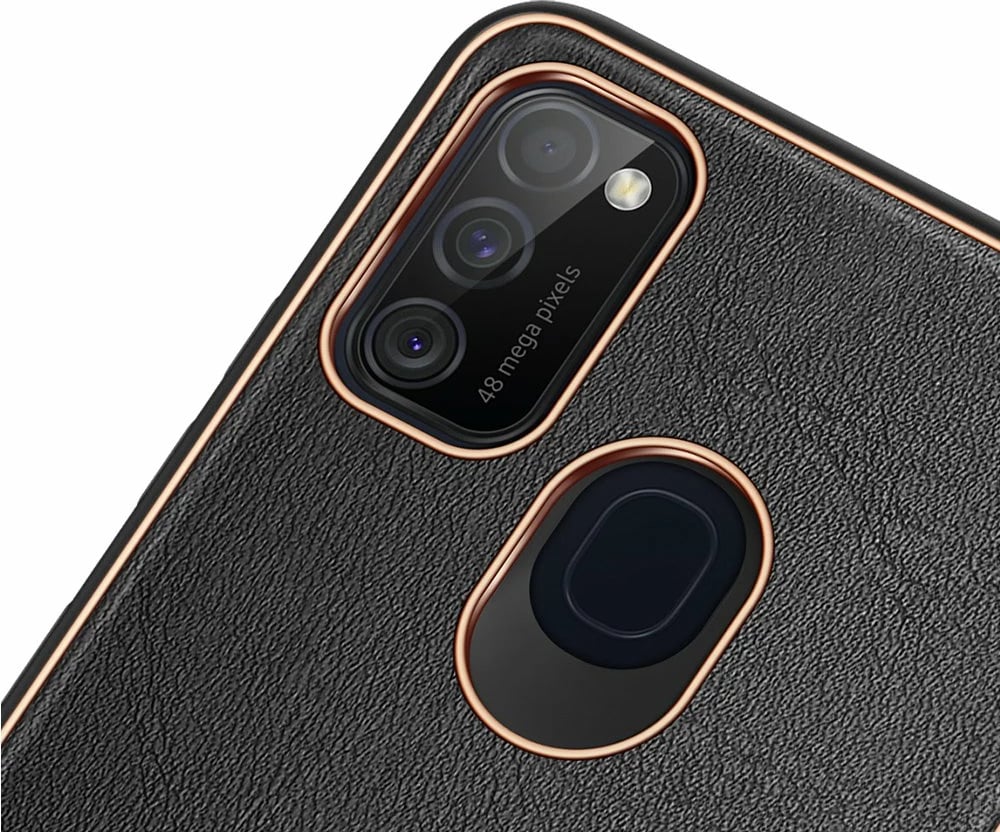 Mbështjellës Dux Ducis Yolo për Samsung Galaxy M30s, lëkurë PU, i zi