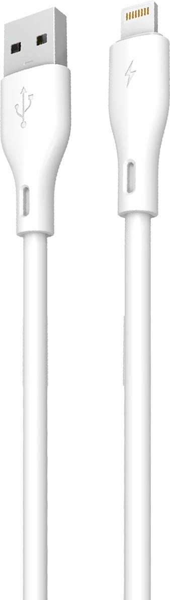 Kabllo Dudao L2L, USB-A në Lightning, 2m, 3A, Bardhë