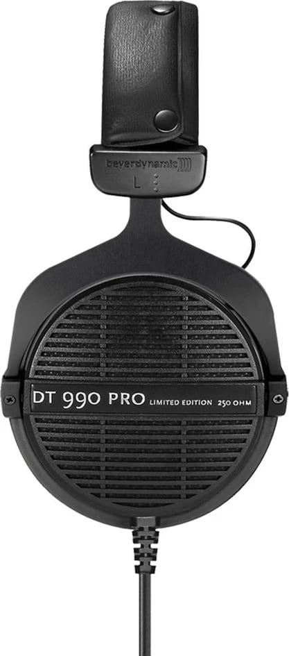 Kufje Beyerdynamic DT 990 PRO, me kabllo, për muzikë, të zeza