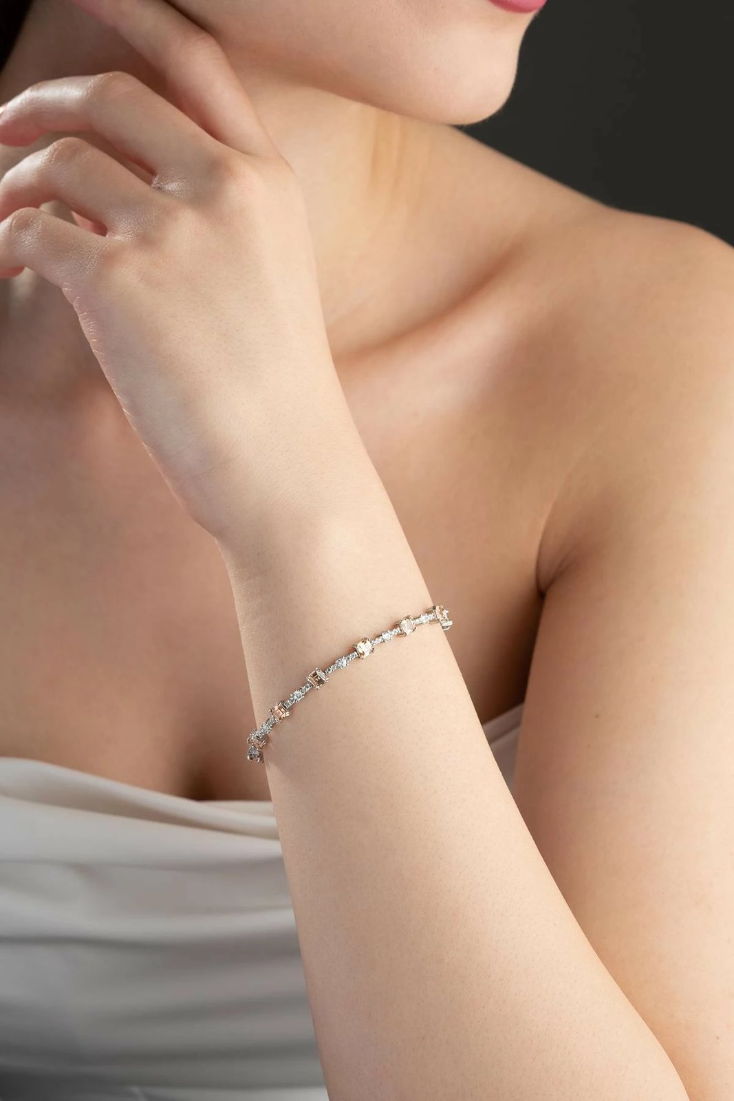 Byzylyk argjendi Jumeon, ngjyrë bezhë dhe argjend, NRZ999689