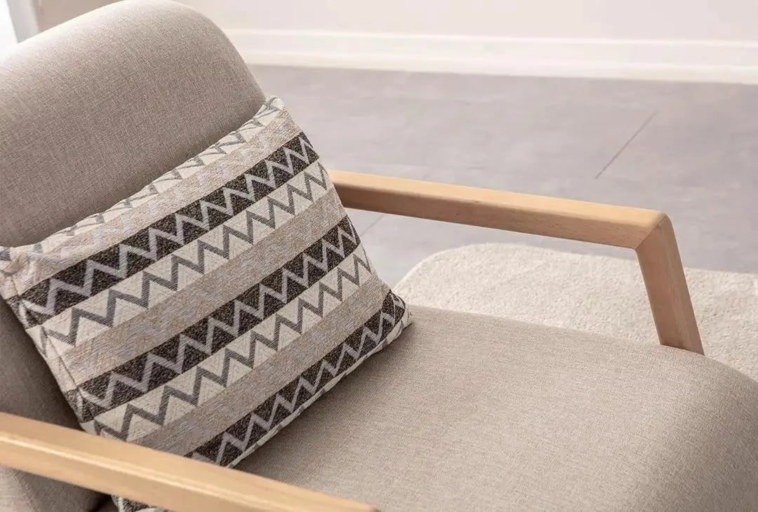 Karrige wing, Atelier del Sofa, ngjyrë krem, mocha