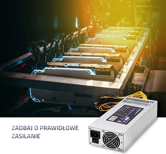 Furnizues i Energjisë Qoltec 50350, 1850W PCI-E, 80 Plus Platinum për Gaming Miner, Gri Furnizues i Energjisë Qoltec 50350, 1850W PCI-E, 80 Plus Platinum për Gaming Miner, Gri