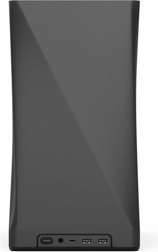 Kasë Fractal Design Era 2, Small Form Factor, ITX, Charcoal, panel druri