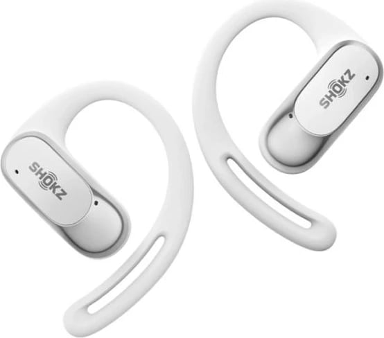 Kufje pa tela open-ear Shokz OpenFit T511-ST-WT True Wireless me grepa veshi 8.7 g, të bardha