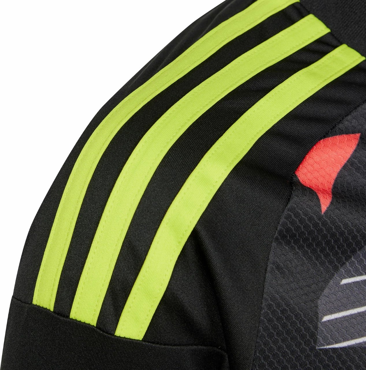 Fanellë portieri për fëmijë adidas, e zezë