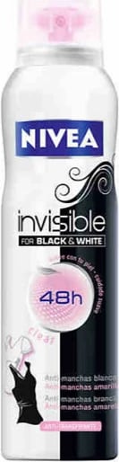 Deodorant spray unisex Nivea Invisible Black and White Original 200ml