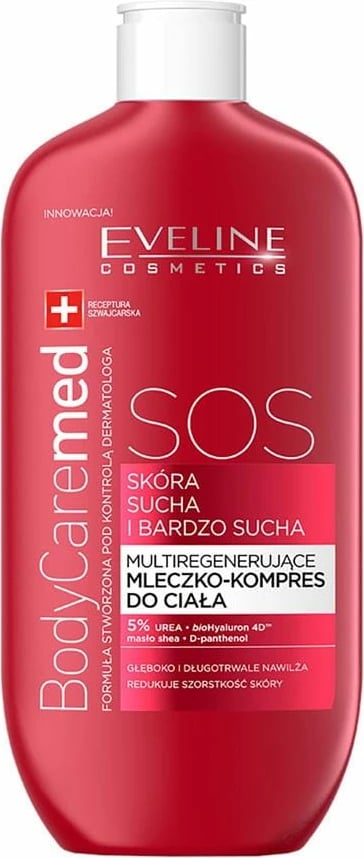 Qumësht trupi për femra Eveline Cosmetics BodyCare Med+ Multi-Regenerating Body Milk Compress 350ml
