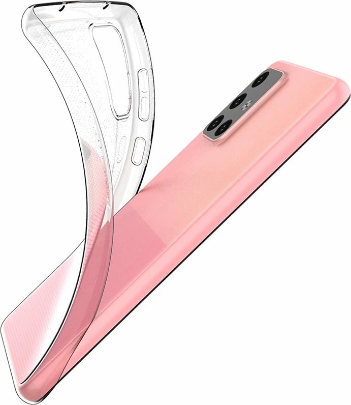 Mbështjellës Hurtel Ultra Clear 0.5mm për Samsung Galaxy A72, Transparent