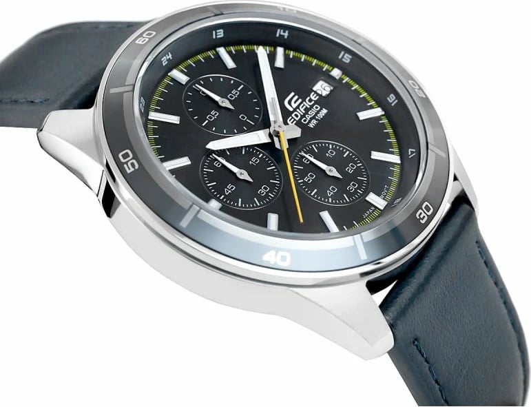 Orë dore për meshkuj Casio Edifice, e kaltërt