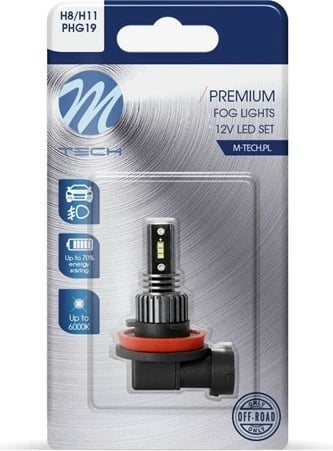 Lampa Led H8/h11 12v Bardhe 1616smd