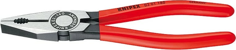 Darë Knipex 03 01 180, 180mm, çelik, dorezë plastike, kuqe