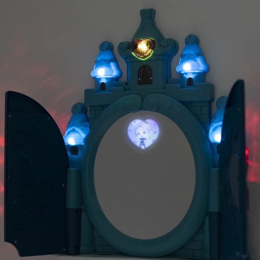 Set tavoline grimimi fëmijësh BABY MIX me dritë e muzikë, me stol, blu