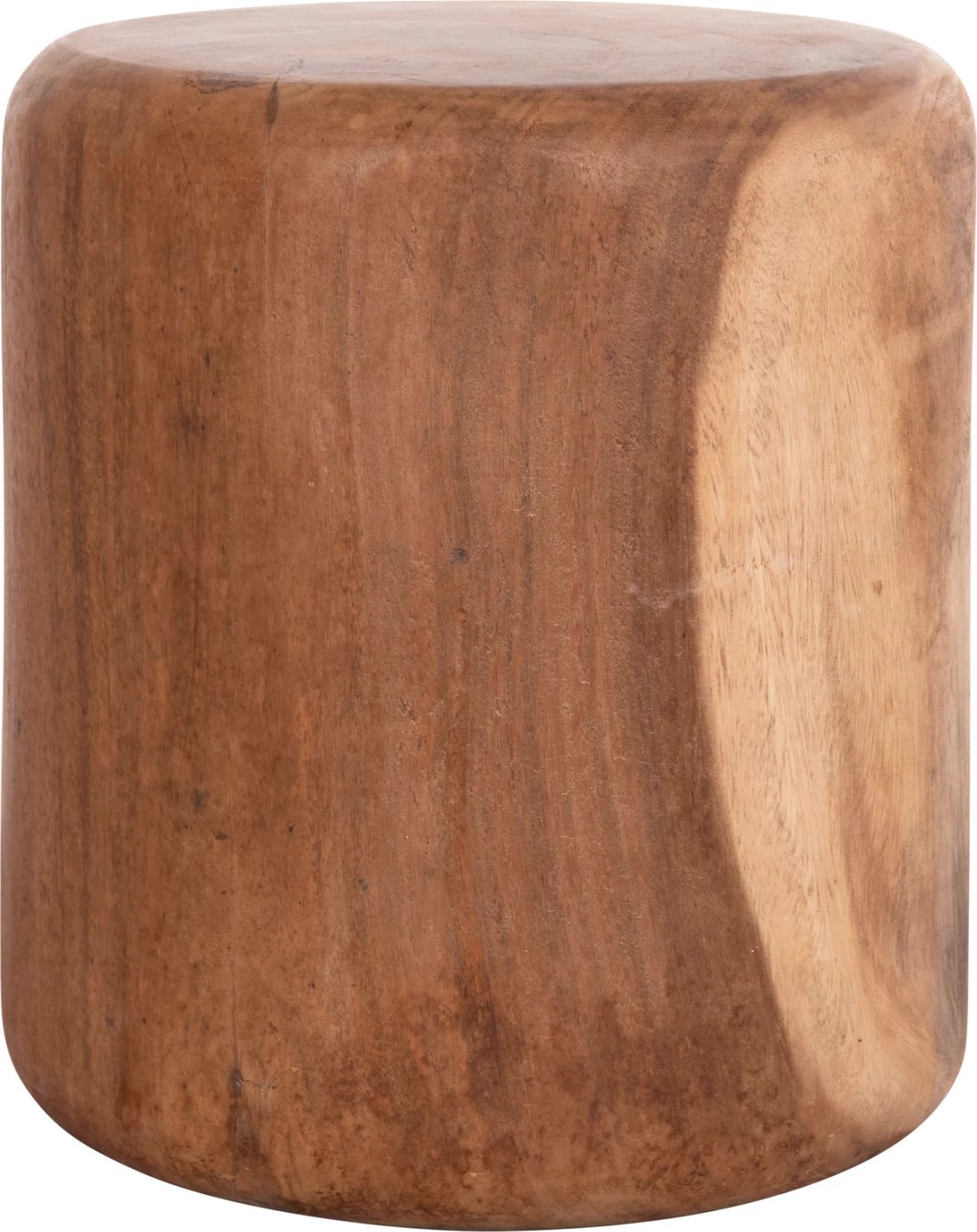 Karrige për bar rrethore TOBI, dru suar natyral, FH9791.11, 39x42cm