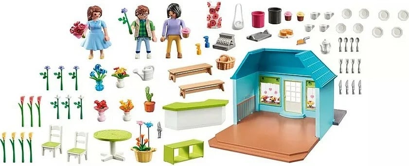 Set lodrash Playmobil My Life Flower Shop 71807 me figura, 220 pjesë