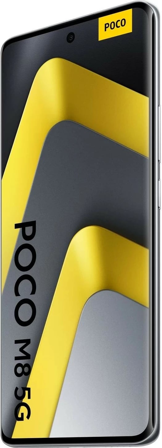Celular Xiaomi POCO M8 5G 8/256GB argjendtë