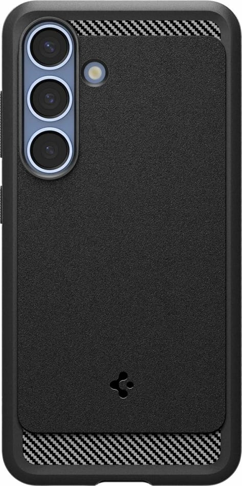 Mbështjellës Spigen Rugged Armor Mag MagSafe për Samsung Galaxy S25, i zi