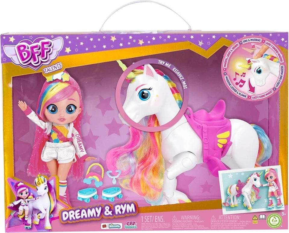 Lodra IMC Toys Cry Babies BFF Dreamy & Rym, Multikolor