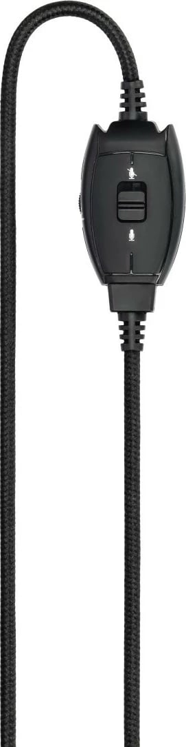 Kufje me mikrofon Hama HS-P350 stereo, full-size, 2x 3.5 mm + Y-adapter, kabllo 2 m, kontroll zëri dhe mute, e zezë