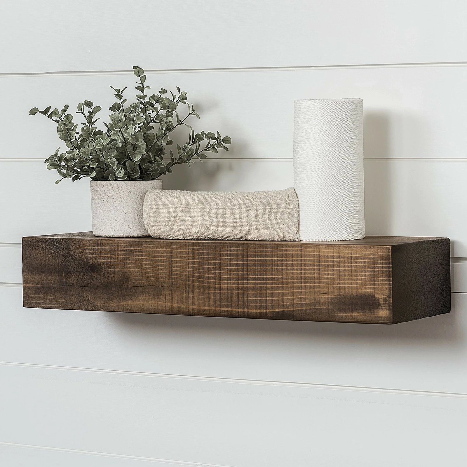 Raf dekorativ prej druri për mur, Skye Decor, Raf271