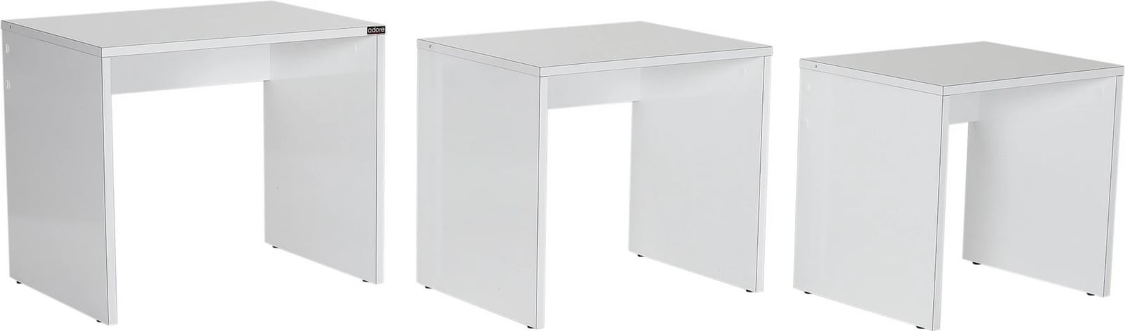 Tavolinë kafeje Hanah Home, Shp-103-Pp-1, e bardhë