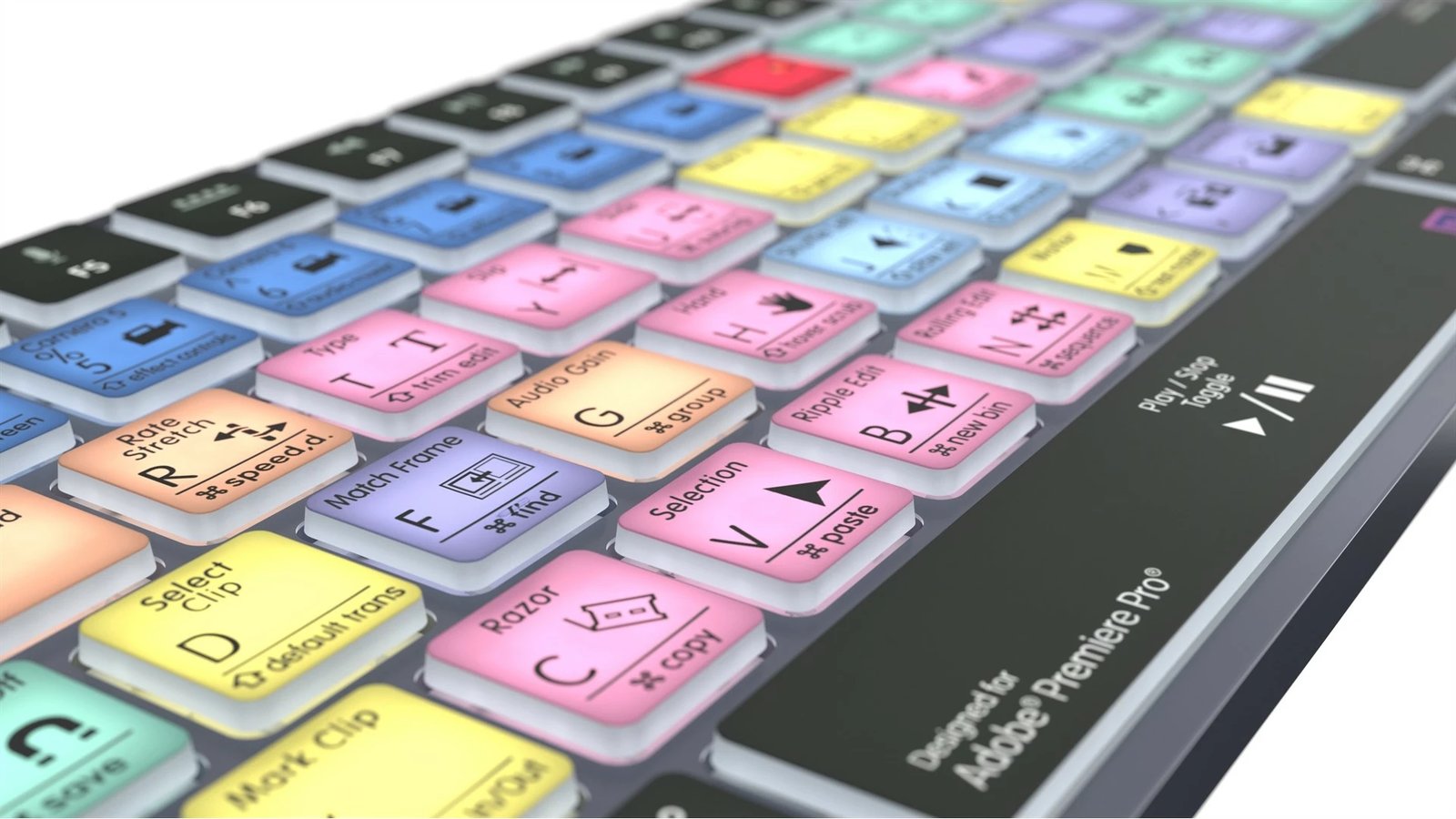 Tastierë LogicKeyboard LKB-PPROCC-TM-UK, full-size, Bluetooth, QWERTY, gri titanium