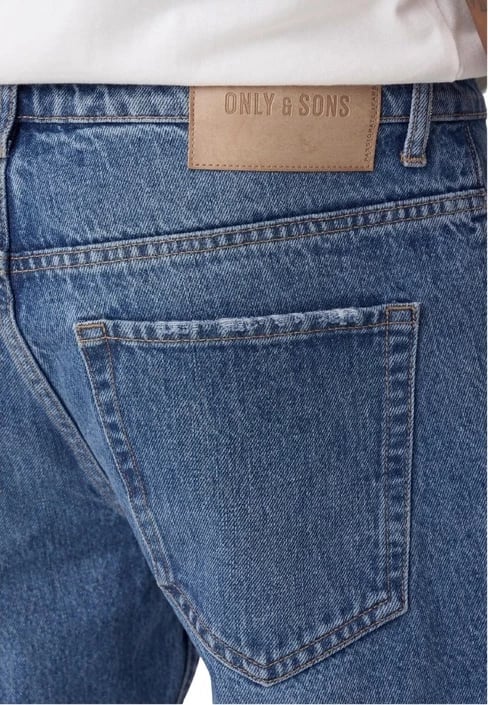 Pantallona jeans Only & Sons për meshkuj, të kaltërta