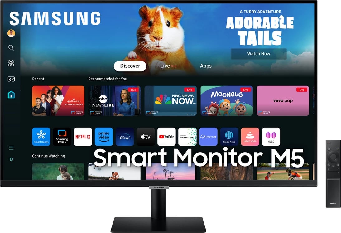 Monitor Samsung Smart Monitor M5 LS32DM500EUXDU 32 inch, i zi