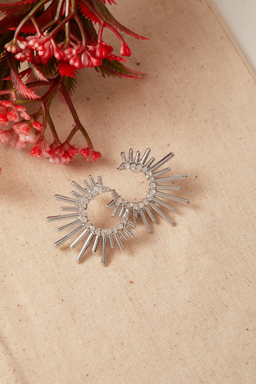 Vathë metalik Elika, ngjyrë argjendi, ELKGC68015