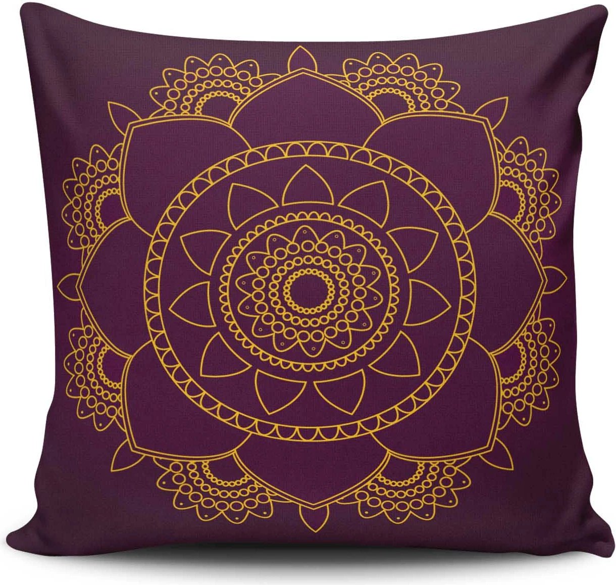 Jastëk dekorativ Aberto Design, MANDALA-36, shumëngjyrësh, 43x43cm