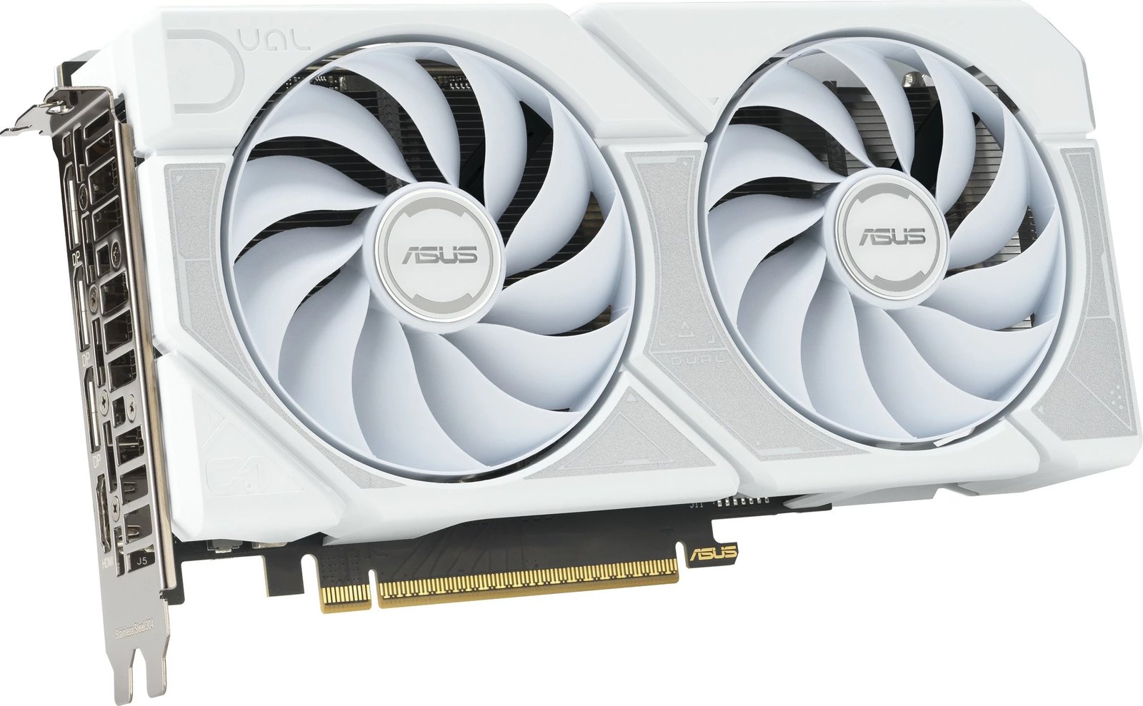 Kartelë grafike ASUS RTX 5060TI 16GB GDDR7 e bardhë
