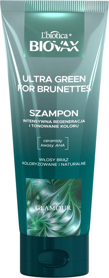 Shampon për femra BIOVAX Glamour Ultra Green For Brunettes, 200ml