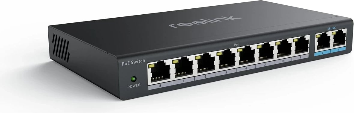 Switch POE Reolink RLA-PS1, 8 porta, i zi