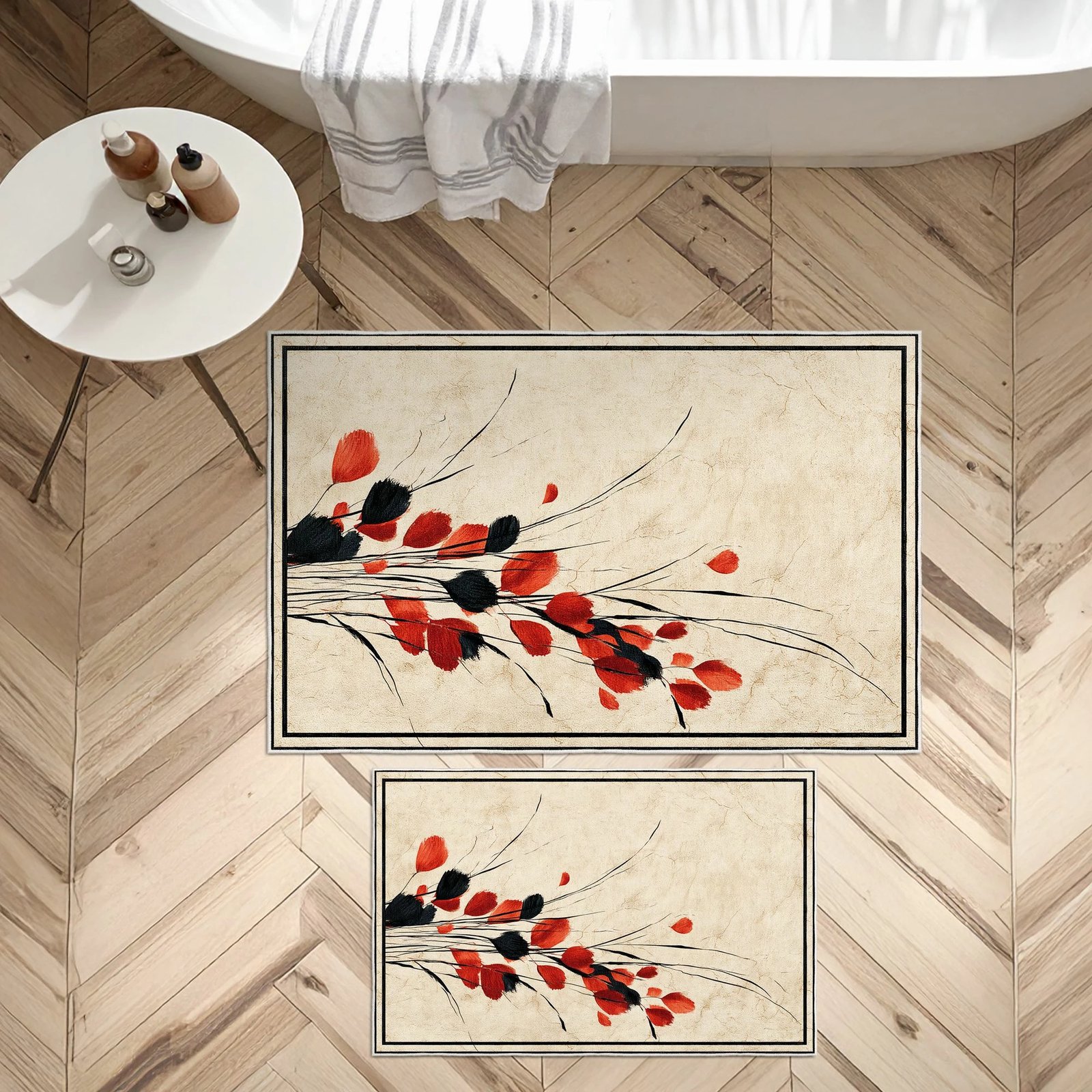 Set tapetash për banjo, 2 copë, Mijolnir, Asr03, bezhë