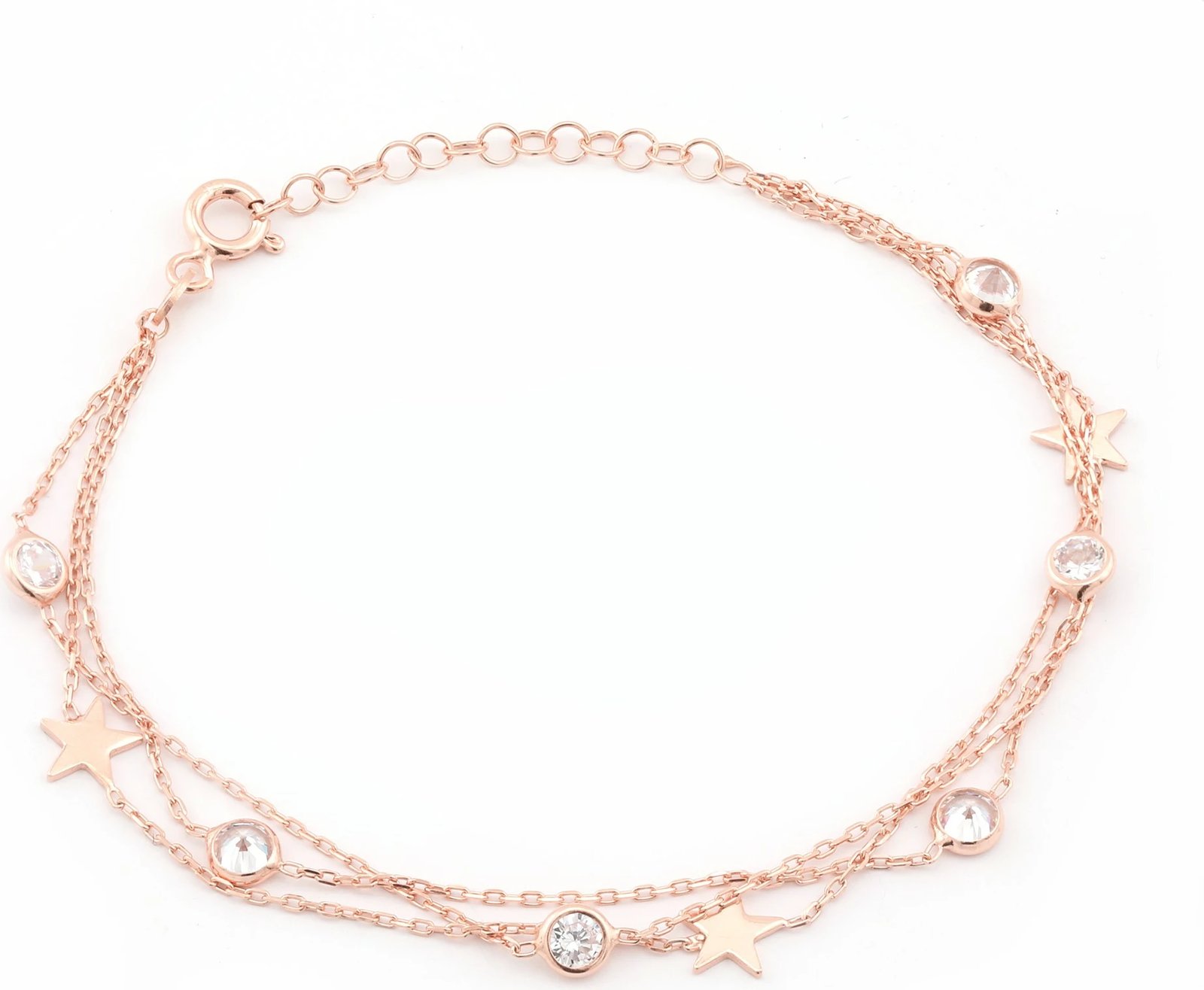 Byzylyk argjendi Jumeon, ngjyrë rozë e artë, 11014ROS