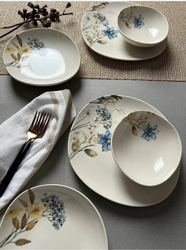 Set enësh për drekë (12 copë), Hermia Concept, PBL12YKPRS1015