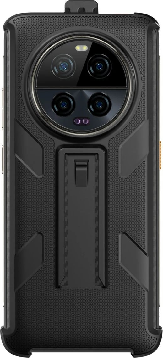 Mbështjellës Ulefone Armor 23 Ultra, multifunksional, me klips dhe karabiner, i zi