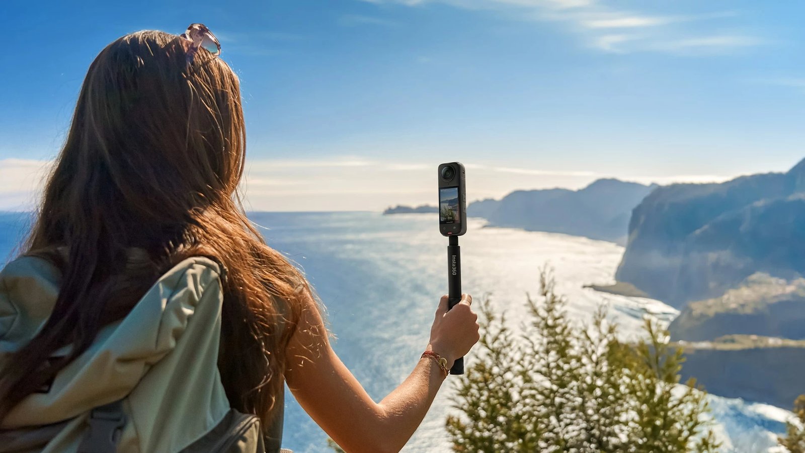 Kamerë aksioni Insta360 X4, 72 MP, 8K Ultra HD, Wi-Fi, E zezë