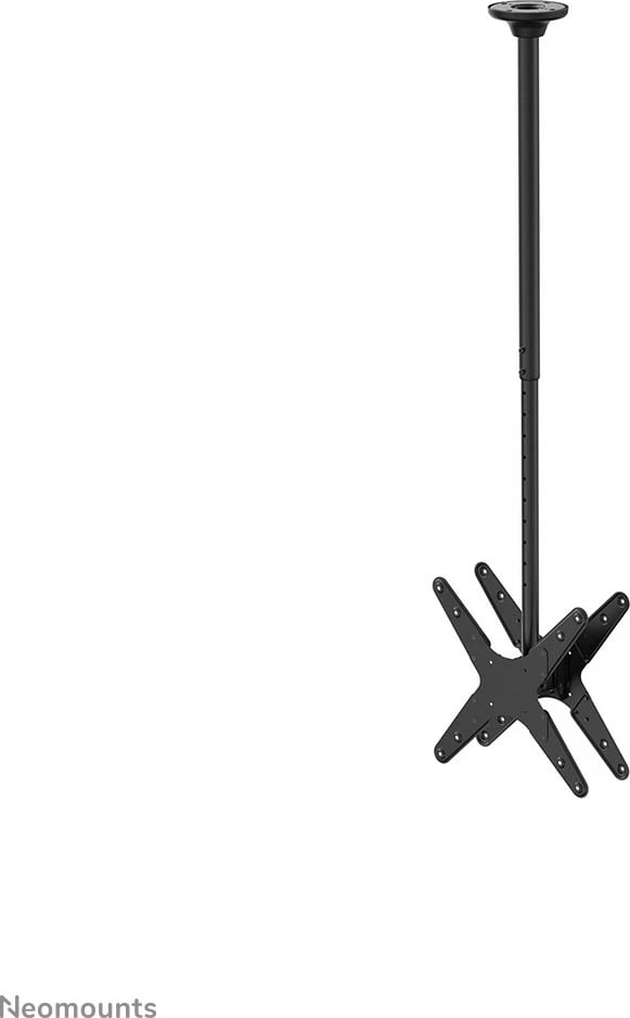 Mbajtëse tavani për dy ekrane Neomounts FPMA-C340DBLACK, 32-75 inç, rregullim lartësie, e zezë