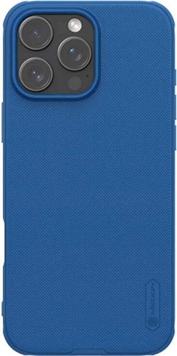 Mbështjellës Nillkin Super Frosted Shield Pro për iPhone 16 Pro, kaltër