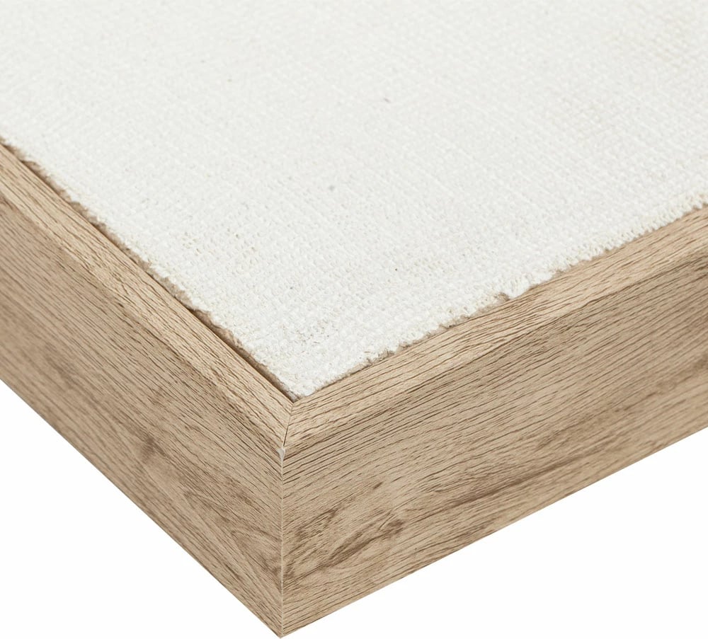 Pikturë dekorative LIGHT MOUNT B, kornizë druri natyral, kanavacë, 80x80x3.8cm, bezhë