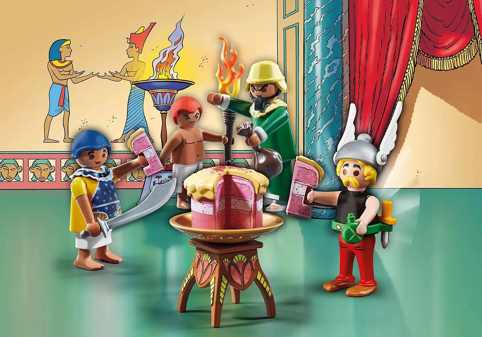 Set lodrash Playmobil Asterix 71269 Poisoned Cake of Pyradonis, 24 pjesë