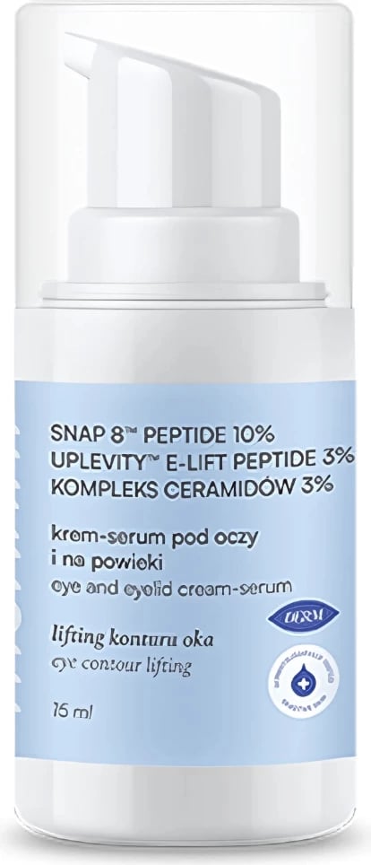 Serum-krem për sy për femra Mohani Lifting and Firming me peptide dhe ceramide, 15ml