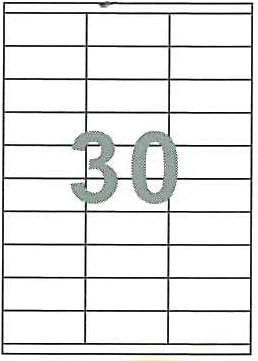 Etiketa vetëngjitëse NEXT 70x29.6mm, 30/fletë, 100 fletë, të bardha